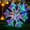 Snowflake,25cm, variant on Christmas Snowflake Color Changing LED Light Up Tabletop Holiday Decoration, Acrylic Christmas Decoration Lamp Home Decor 10”