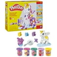 thumbnail image 3 of Play-Doh Magical Stylin' Unicorn Playset for Kids 3 Years and Up with 5 Multicolor Cans Including Sparkle Compound, Non-Toxic, 3 of 10