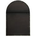 thumbnail image 4 of Allora 53" x 36" Mid Century Metal Windowpane Frame Clear Mirror in Brass, 4 of 7