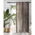thumbnail image 3 of Abstract Paint Thermal Insulated Blackout Curtains for Bedroom 54 Length Retro Brown Gradient Mottled Art Room Darkening Curtain 1 Panel Grommet Window Curtain Drape for Living Room Nursery Room, 3 of 7