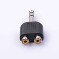 thumbnail image 3 of Inteprter Adaptador de Audio estéreo de 1 a 2, 6,5mm, conector a a RCA Dual, AV Juegos de teclado y mouse para computadora, 3 of 3