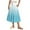 Light Blue, variant on Women's Gradient Boho Flowy Midi Skirt Summer Casual Elastic High Waist Tiered Long Skirts with Pockets