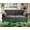 Gray, variant on MOONMISS Chenille Upholstered Mid Century Modern Wood Frame Loveseats Sofa with LED light,USB and Side Pocket-Emerald