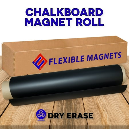 Chalkboard In Kitchen Black Dry Erase Chalkboard Magnet Sheet/Roll for Kitchen or Office, With White Magnetic Chalk Marker (2 ft x 5 ft) ()