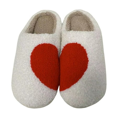 

eileial Halloween Cookie Slippers Scream Ghostface Slippers Halloween Slippers Soft Plush Spooky Slides for Women Beige 7.5