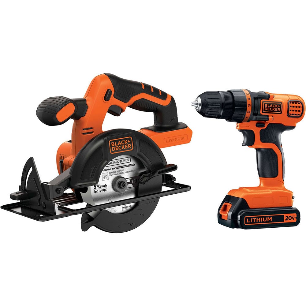 20V MAX POWERCONNECT Lithium-Ion Cordless Drill/Driver and Circular Saw Combo Kit (1.5 Ah)