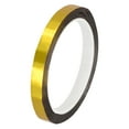 thumbnail image 1 of Unique Bargains Gold Tone Metalized Tape Decoration Tape 3/8 Inch x 55 Yards 2 Pack, 1 of 6