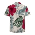 thumbnail image 3 of High Quality Hawaiian Shirts for Men Short Sleeve Aloha Beach Shirt Floral Summer Casual Button Down Shirts Blouses NWSKLZ, 3 of 7