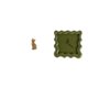 thumbnail image 1 of Reloj de pared con forma de gato, figura de escritorio cuadrada y silenciosa, de resina, decoración moderna y creativa para el hogar, ideal para baño,, 1 of 8
