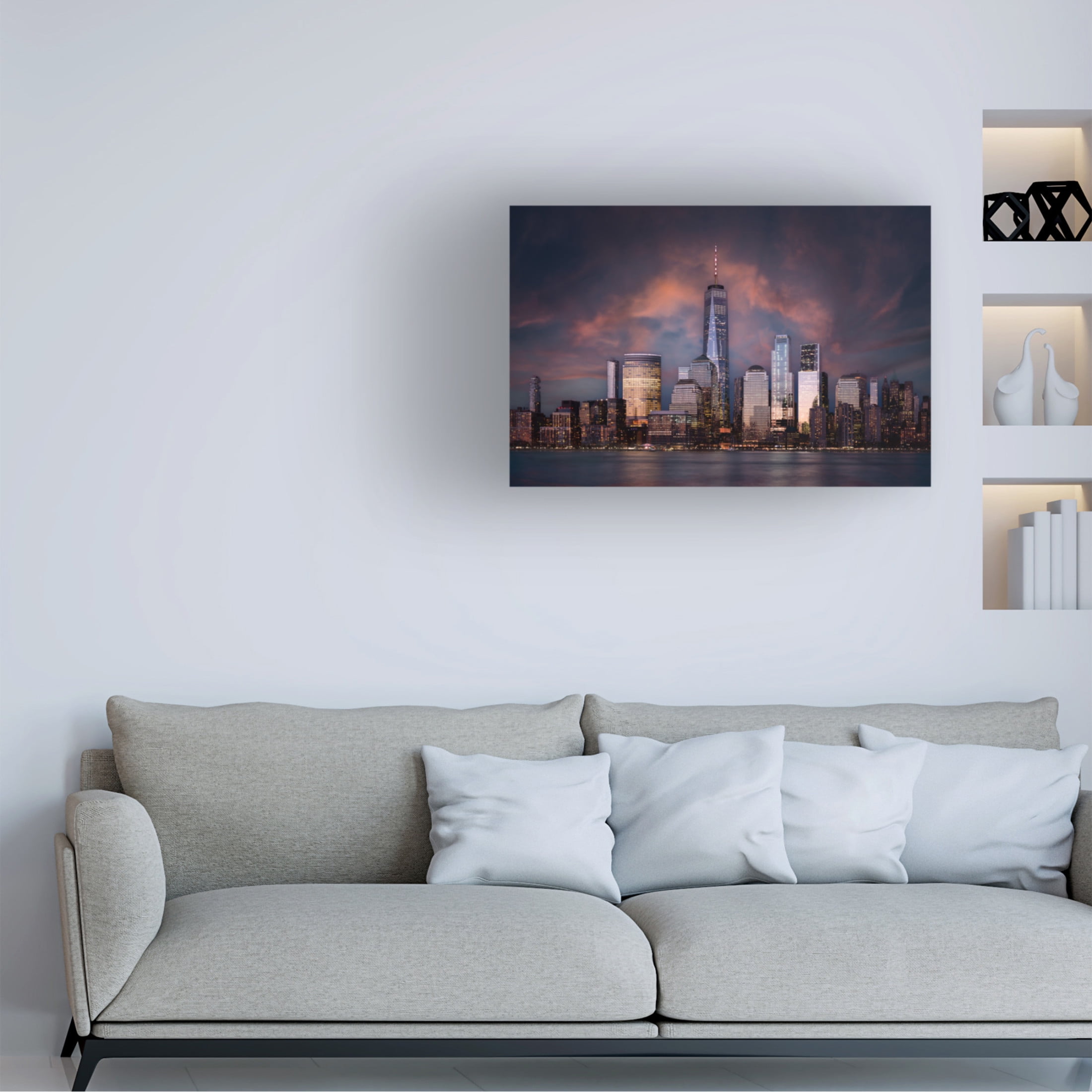 Trademark Fine Art Bart Michiels  Skyline NYC Canvas Wall Art