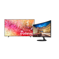 thumbnail image 1 of Combo TV 65'' Samsung 4K DU7010 + Monitor Curvo 24'' Combo, 1 of 5