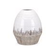 thumbnail image 1 of IMAX 25627 Edwin Medium Vase, White, 1 of 1