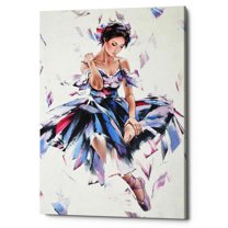 "Ballerina" by Alexander Gunin, Giclee Canvas Wall Art, 12"x18"