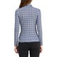 thumbnail image 3 of INSPIRAR CHIC Blusa de Mujer Ajustada Cuello Alto con Pliegues Frontal de Manga Larga Top de Punto S Azul Blanco, 3 of 7