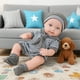 thumbnail image 5 of Conjunto de vestido navideño para muñecas Reborn de 30 cm | Disfraz de algodón rojo, gris y rosa | Juguete de regalo para niñas a partir de 3 años, 5 of 6