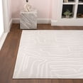 thumbnail image 4 of JONATHAN Y SANDSTONE 5 x 8 Area Rug, Alcina Scandinavian Graphic Lines - White/Cream, SND102B-5, 4 of 12