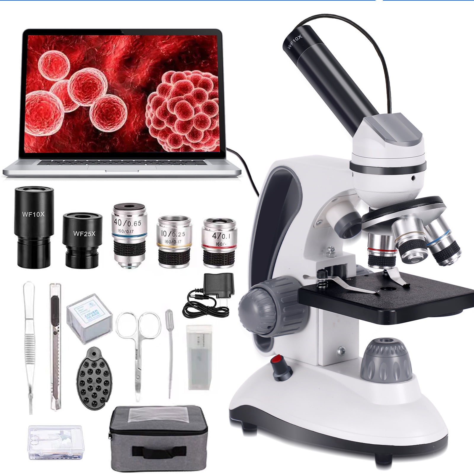 FULENIAO Monocular Microscopes for School Laboratories and Home