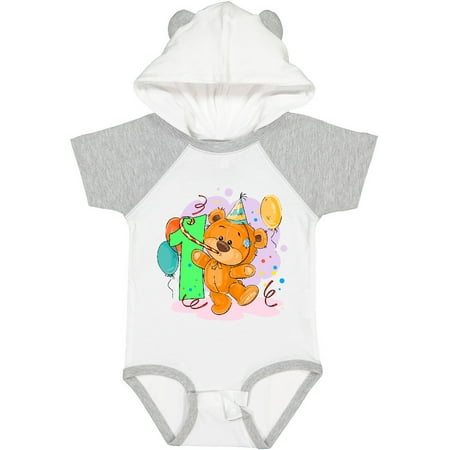 

Inktastic 1st Birthday Teddy Bear Gift Baby Boy or Baby Girl Bodysuit