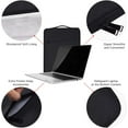 thumbnail image 5 of ZHUYING 14.1-15.4inch Laptop Sleeve Case for Dell XPS 15/Latitude 14/Inspiron 14, Acer HP Lenovo ASUS Chromebook 14/ HP Stream 14/ ASUS ZenBook VivoBook 14/ IdeaPad 3 Computer Notebook Bag（black/gray）, 5 of 5