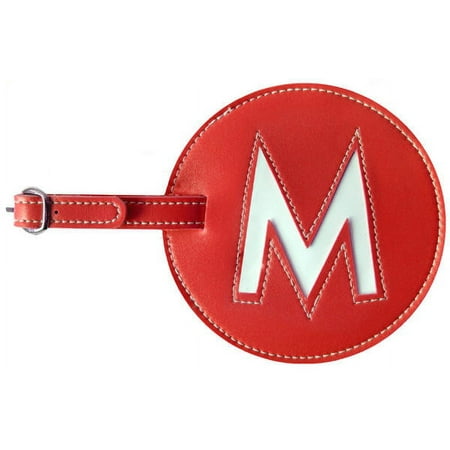 pb travel "M" Initial Luggage Tag - Set of Two