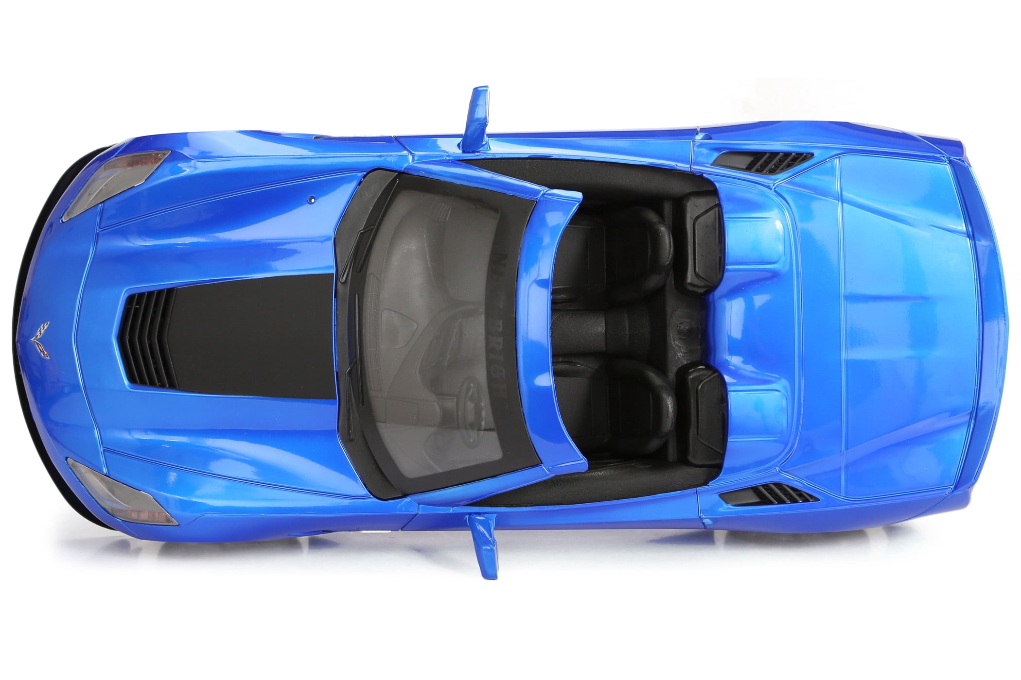 New Bright (1:8) Corvette Battery Radio Control Blue Sports Car, 60816U-B Child
