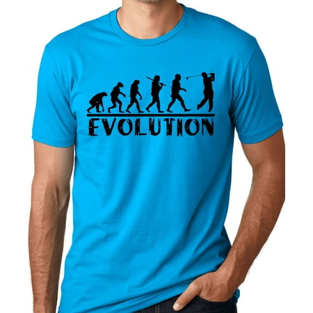 Think Out Loud Apparel Golf Evolution Funny T-shirt Golfer Humor Tee Shirt