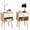 Oak-2 piece, variant on Ktaxon Wooden Night Stand Side End Table Storage Shelf with One Drawer Night Stand Sets of 2, Oak