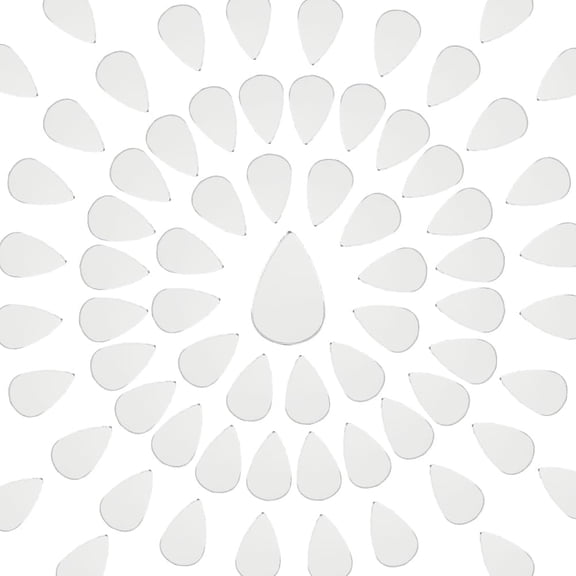 240Pcs Silver Teardrop Craft Mirrors Mosaic Tiles 15.5x10mm Self-Adhesive Acrylic Mosaic Tiles Teardrop Mirror Tiles Teardrop Acrylic Tiles with Mirror Effect for Living Room Home Decor