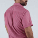 thumbnail image 2 of Camisa de Vestir Hombre Rojo Jaspe Manga Corta Tela Con Textura, 2 of 4