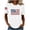 White, variant on LEKWK 4Th of July Shirts Women Short Sleeve Crewneck Patriotic Shirts Loose Fit Casual American Flag T-Shirt Fashion 250Th Anniversary USA Outfits