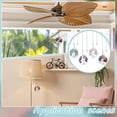 thumbnail image 5 of 4Pcs Tree of Life Gemstone Ceiling Fan Pull Chain Extenders Amethyst & Green Aventurine Floor Lamp Extension with Ball Chain for Table Lamp Light Decoration, 5 of 8