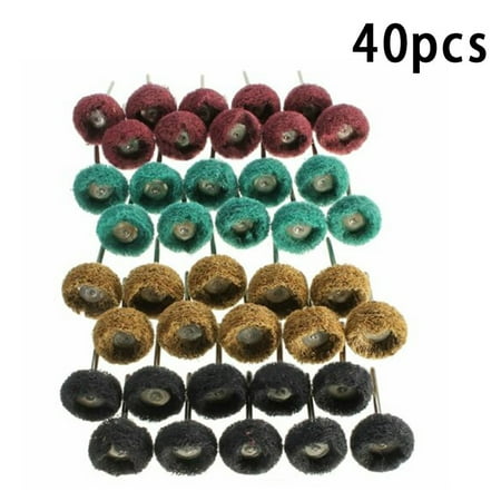 

40Pcs/Set Abrasive Buffing Polishing Wheels 25Mm Grinding For Power Rotary Tool