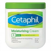 Cetaphil Moisturizing Cream for Dry, Sensitive Skin, Fragrance Free, Non-comedogenic, 20 Oz Each (Pack of 2) packaging may vary
