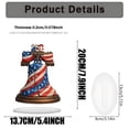thumbnail image 3 of 1776-2026 250th Anniversary Statue USA Flag Patriotic Home Decor – Collectible Figurine for Shelf, Mantel, Office, Memorial Day & Independence Day, Meaningful Gifting for Patriots, 3 of 4