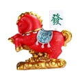 thumbnail image 3 of Estatua de caballo, adorno de mesa, obra de arte de resina, coleccionable, escultura animal Feng D, 3 of 8