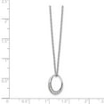 thumbnail image 2 of Primal Silver Sterling Silver 0.05 Cttw Diamond 2-inch Extension Necklace, 2 of 5