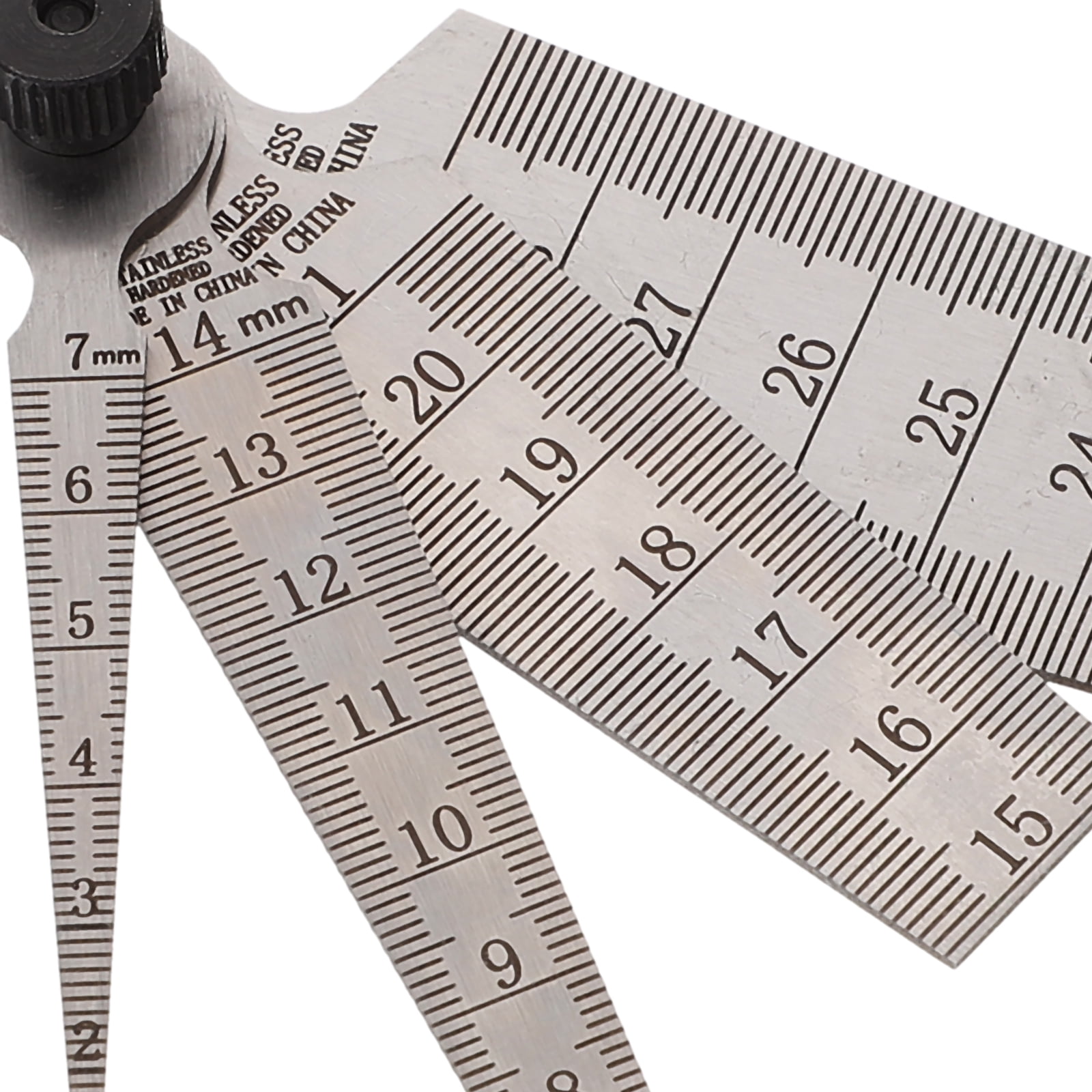 Taper Gauge Gap Gage Welding Wedge Feeler Gap Feeler Wedge Gap Hole Measuring Instrument (1-15mm