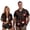 Polynesian Hibiscus, variant on Uorisanigo Hawaiian Flower Couple Matching Outfit Short Sleeve Shirt for Men Casual Summer Shirts and Women's Button Down Shirt Size 2XS Collared Hawaiian Blouse Tops