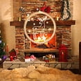 thumbnail image 3 of Decoración de luces navideñas, luces de hadas colgantes con pilas para pared, ventanas, camino, decoración de Patio, 3 of 5