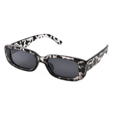 TINHAO Square Sunglasses for Women Men Trendy Retro Rectangle Sunglasses with Polarized UV 400 Protection Party Sunglasses