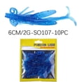 thumbnail image 4 of Maoww 10pcs/bag Soft Plastic Shrimp Fishing Lure Artificial Bait Lake River Simulation Fish Swimbaits, 4 of 5