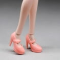 thumbnail image 3 of Dalazy Chaussures de Poupée Talons Hauts Élégants Accessoires pour Poupée 1/6 Fille Rose 1Set, 3 of 6