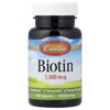 Carlson - Biotin, 5000 mcg, Healthy Hair, Strong Nails & Energy Production, 100 Capsules