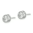 thumbnail image 2 of Primal Silver Sterling Silver Rhodium-plated CZ Post Earrings, 2 of 5