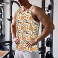 thumbnail image 5 of KLL Autumn With Hedgehog Print Men's Muscle Gym Workout Stringer Tank Tops Bodybuilding Fitness T-Shirts Tank Tops Men-4X-Large, 5 of 7