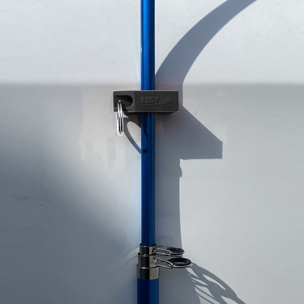 Caña de pescar magnética de gran tamaño Clips fijos Tamaño del agujero de negro con hoja Sharpla titular de la piscina de pesca