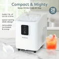 thumbnail image 2 of Igloo Countertop Ice Maker, Automatic Self-Cleaning Ice Maker Machine with Ice Basket and Scoop, White, 2 of 9