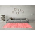 thumbnail image 3 of Ahgly Company Indoor Rectangle Solid Red Modern Area Rugs, 7' x 10', 3 of 4