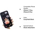 thumbnail image 5 of SZHTXC Creative Funny Novelty Waving 3D Pink Butt Animals Soft TPU Silicone Rubber Phone Case, Pressure Stress Releasing Cover for iPhone 14, Full Body Protection -Corgi Dog Black, 5 of 9