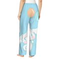 thumbnail image 3 of Saiise Sanrio Ao Womens Pama Pants Stretch Comfy Lounge Pants Drawstring Sleep Bottoms with Pockets, 3 of 7